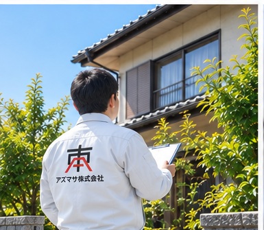 空き家を確認する管理サービスのイメージ